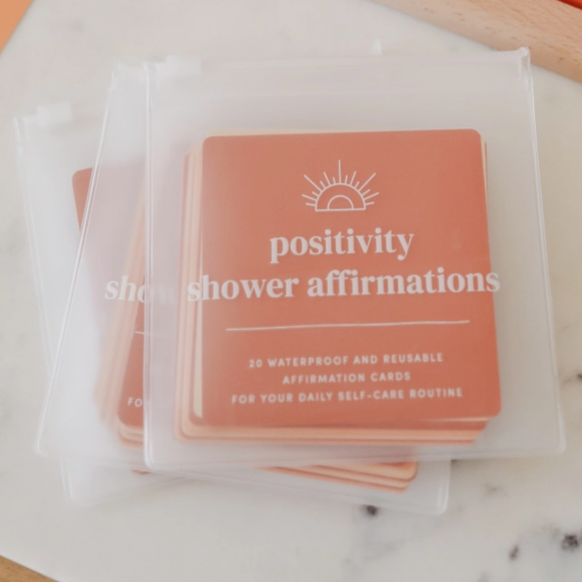 Positivity Shower Affirmation Cards