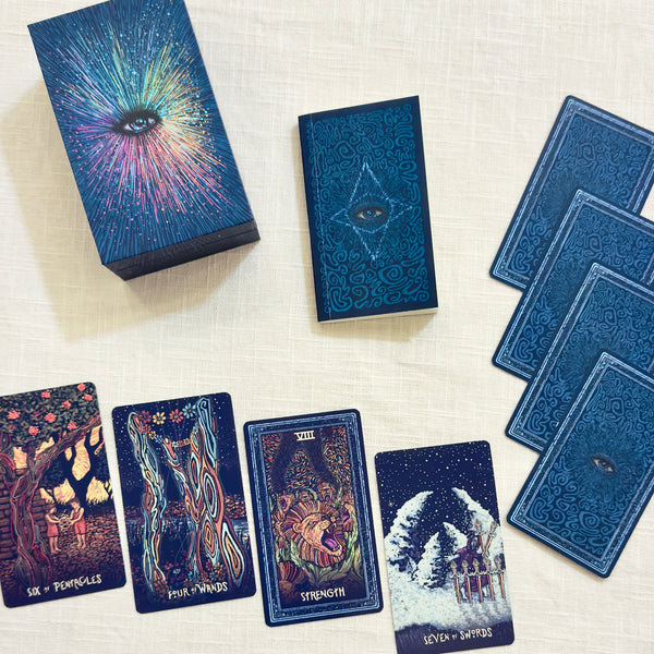 Prisma Visions Tarot Deck - Metallic Silver Edges - The Healing