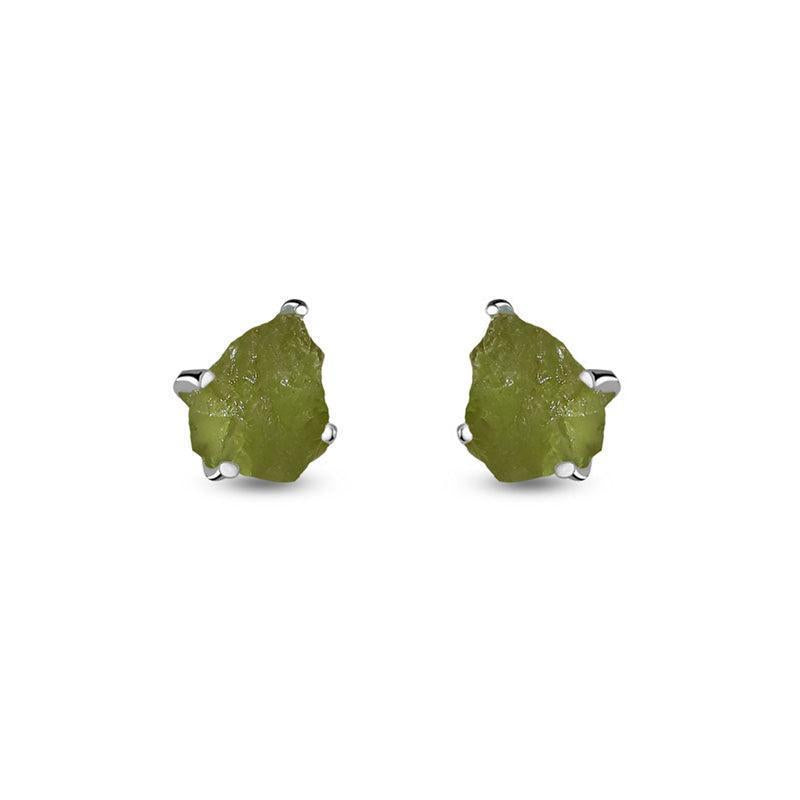 Peridot Sterling Silver Stud Earrings