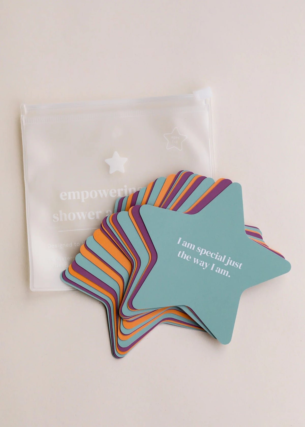 Kids Shower Affirmation Cards
