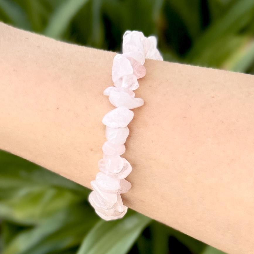 Rose Quartz Crystal Bracelet