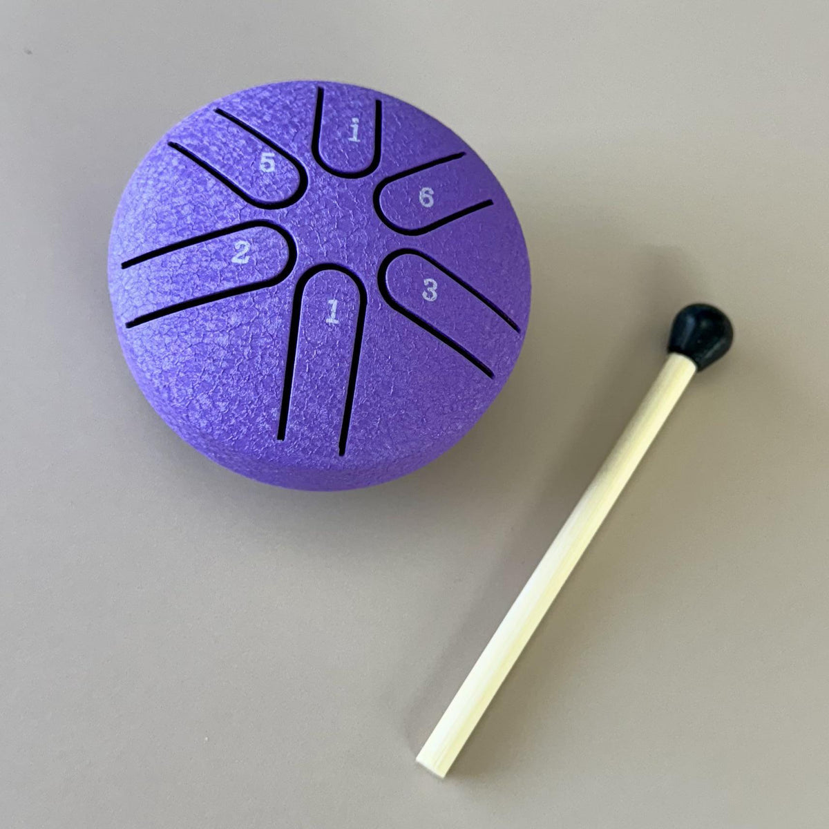 Mini Tongue Drum 3&quot; purple