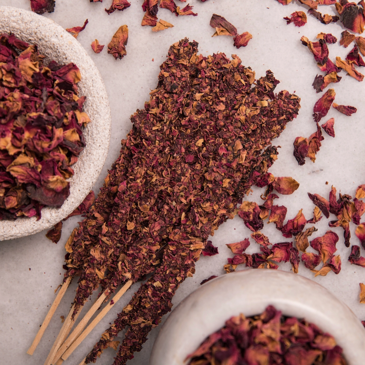 Roses and Olibanum Incense Sticks 9 pack 45 minute burn time
