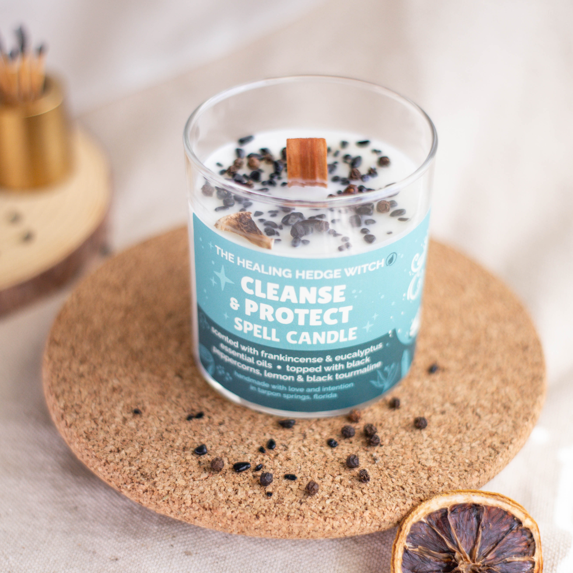Cleanse & Protect Spell Candle