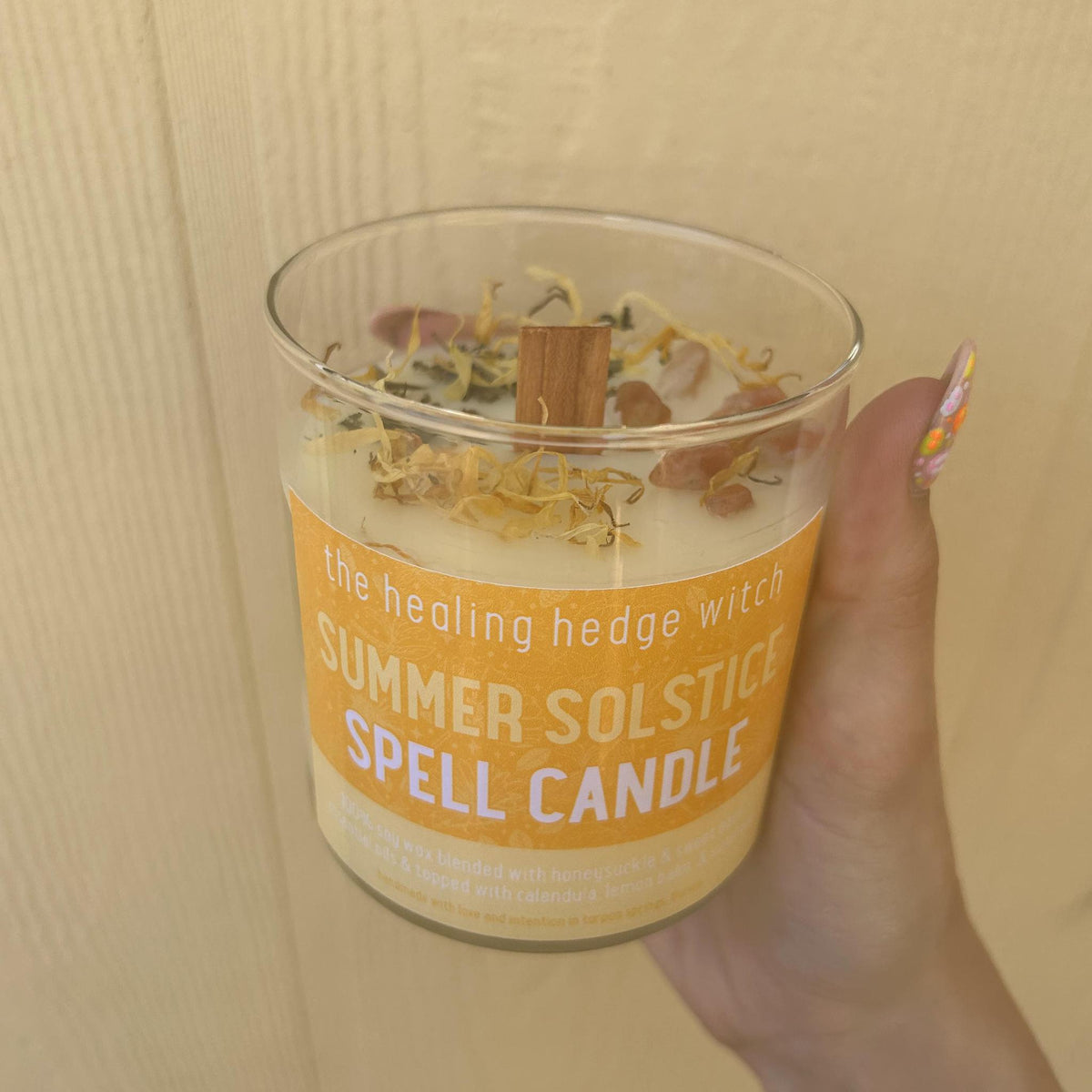 Summer Solstice Spell Candle