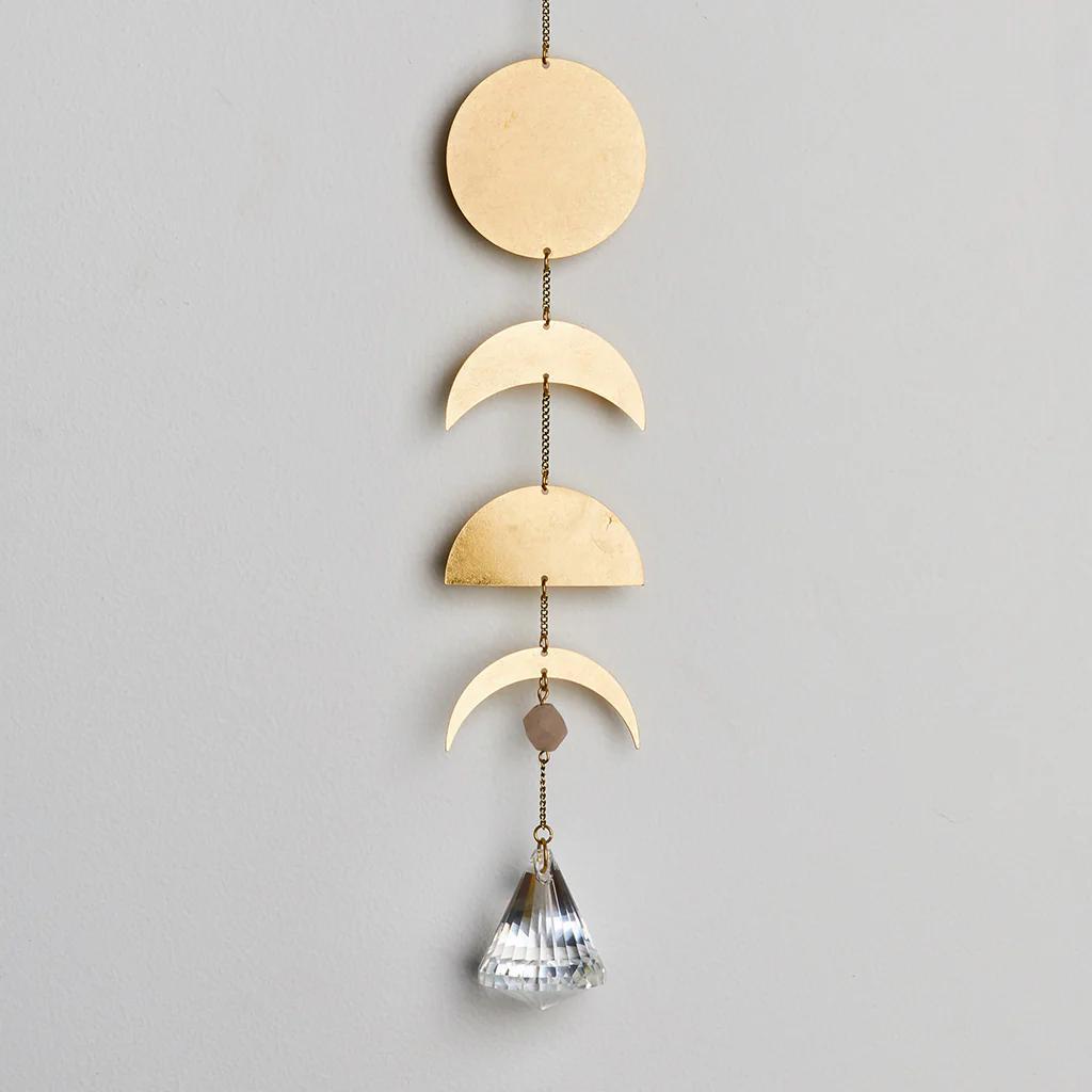 Moonstone Moon Phase Suncatcher