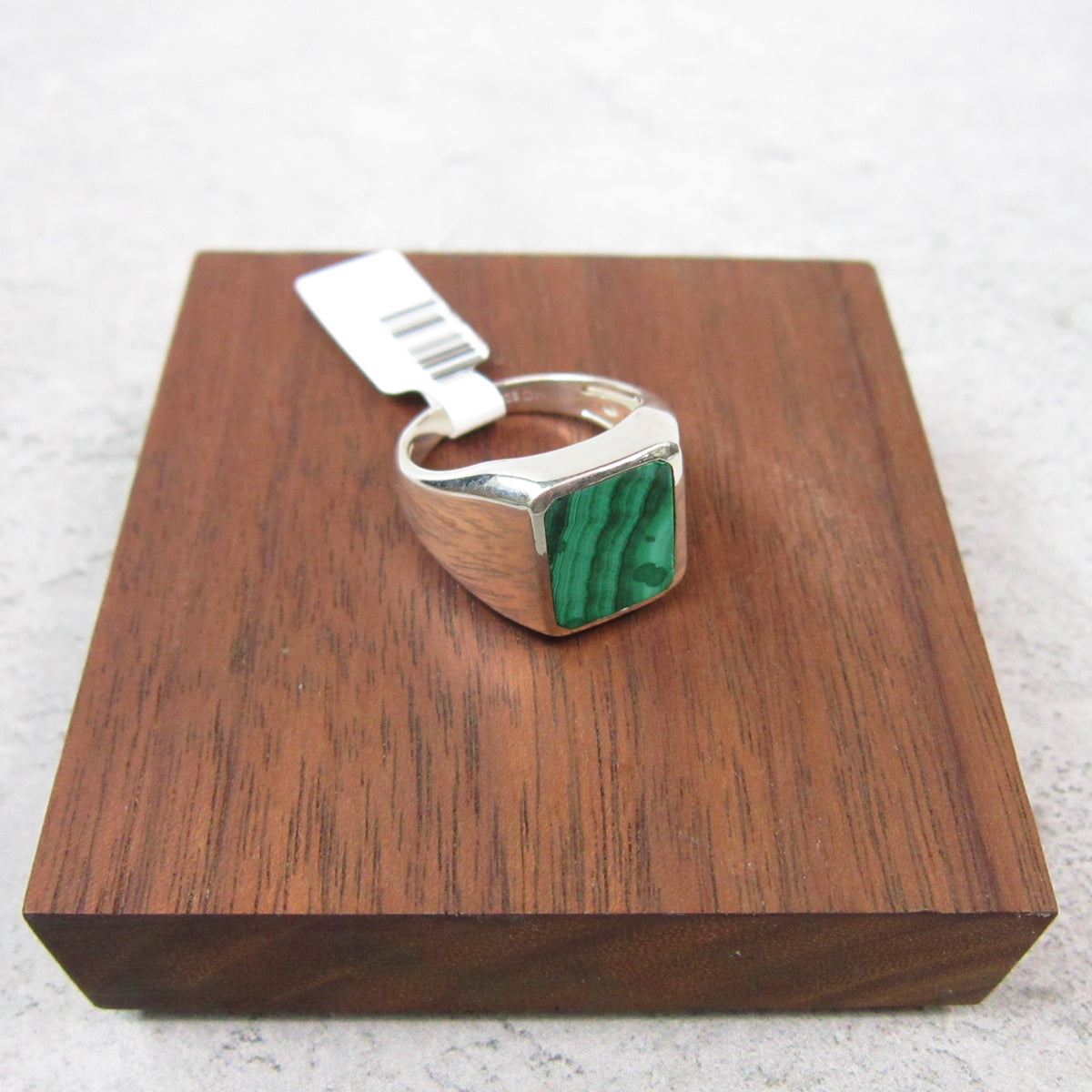 Men&#39;s Sterling Silver Crystal Ring