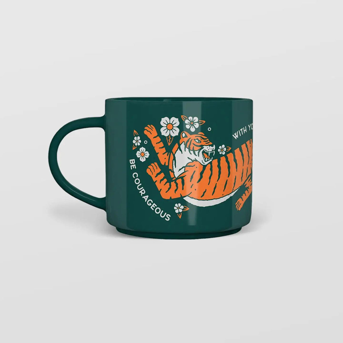 Stackable Mug tiger be courageous