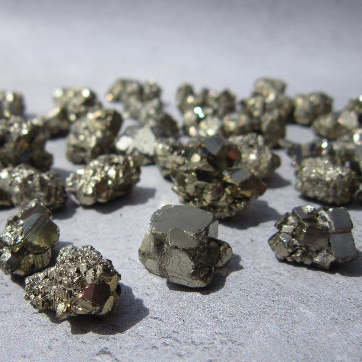 Rough Pyrite Tumble
