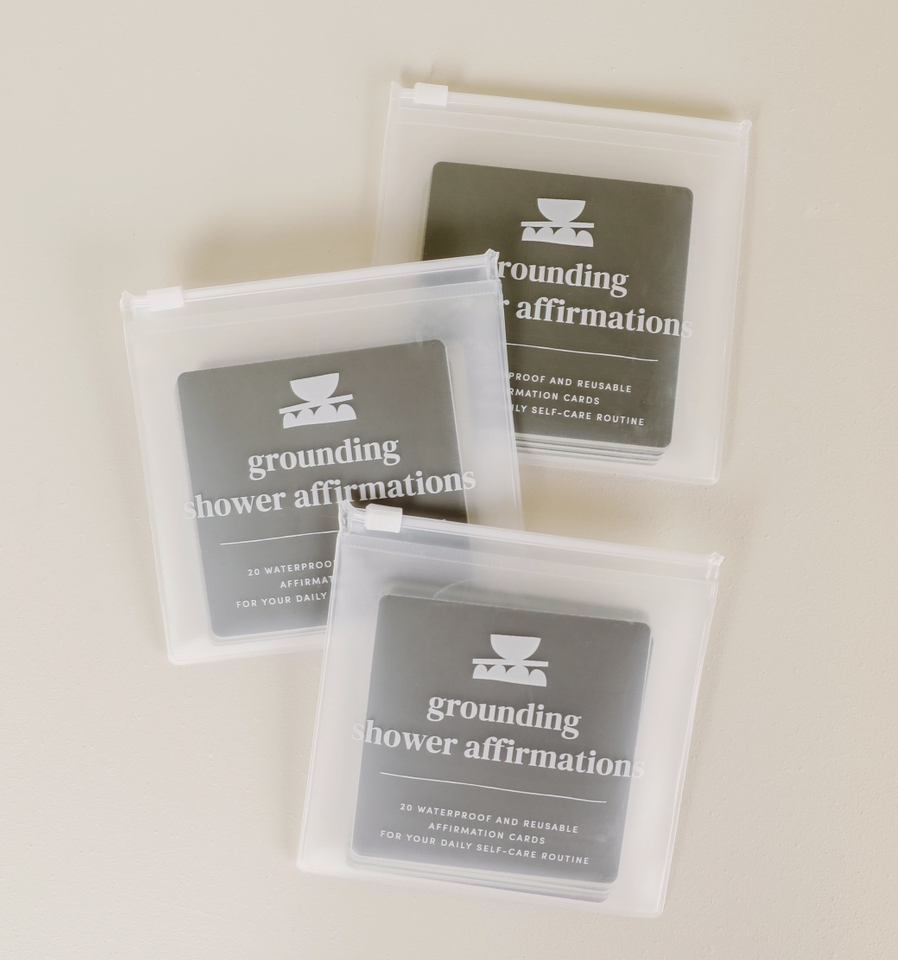 Grounding Shower Affirmation Cards