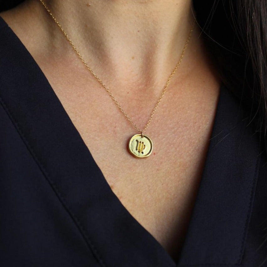 Coin Zodiac Necklace