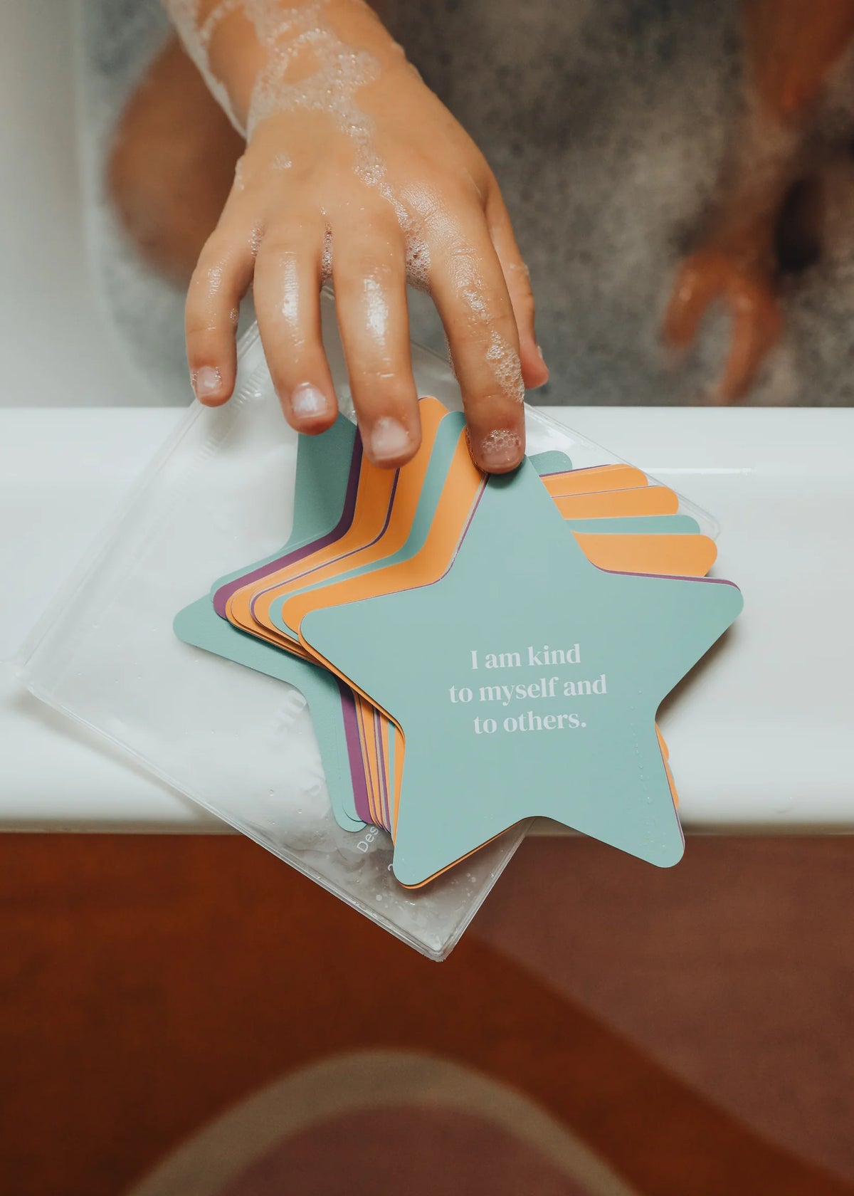 Kids Shower Affirmation Cards