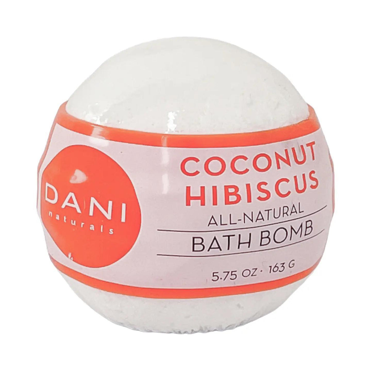 Natural Bath Bomb coconut hibiscus