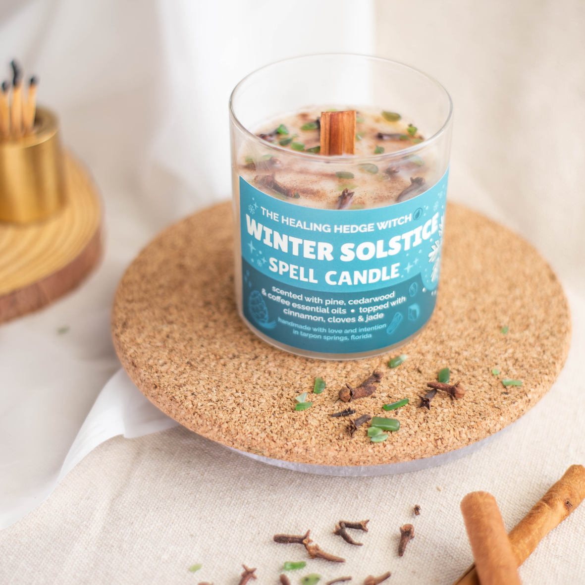 Winter Solstice Spell Candle