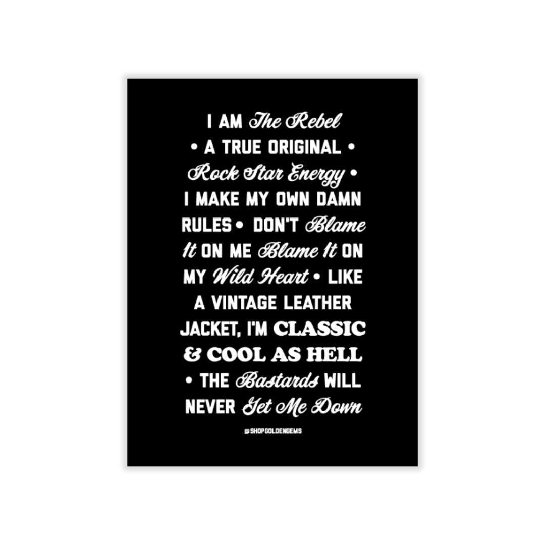 Mantra Print