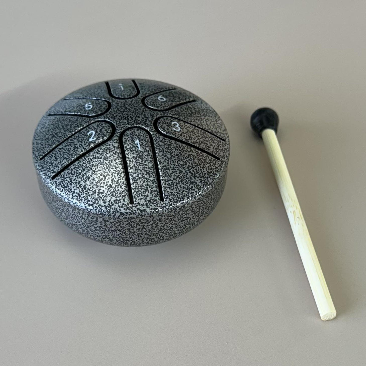 Mini Tongue Drum 3&quot; black