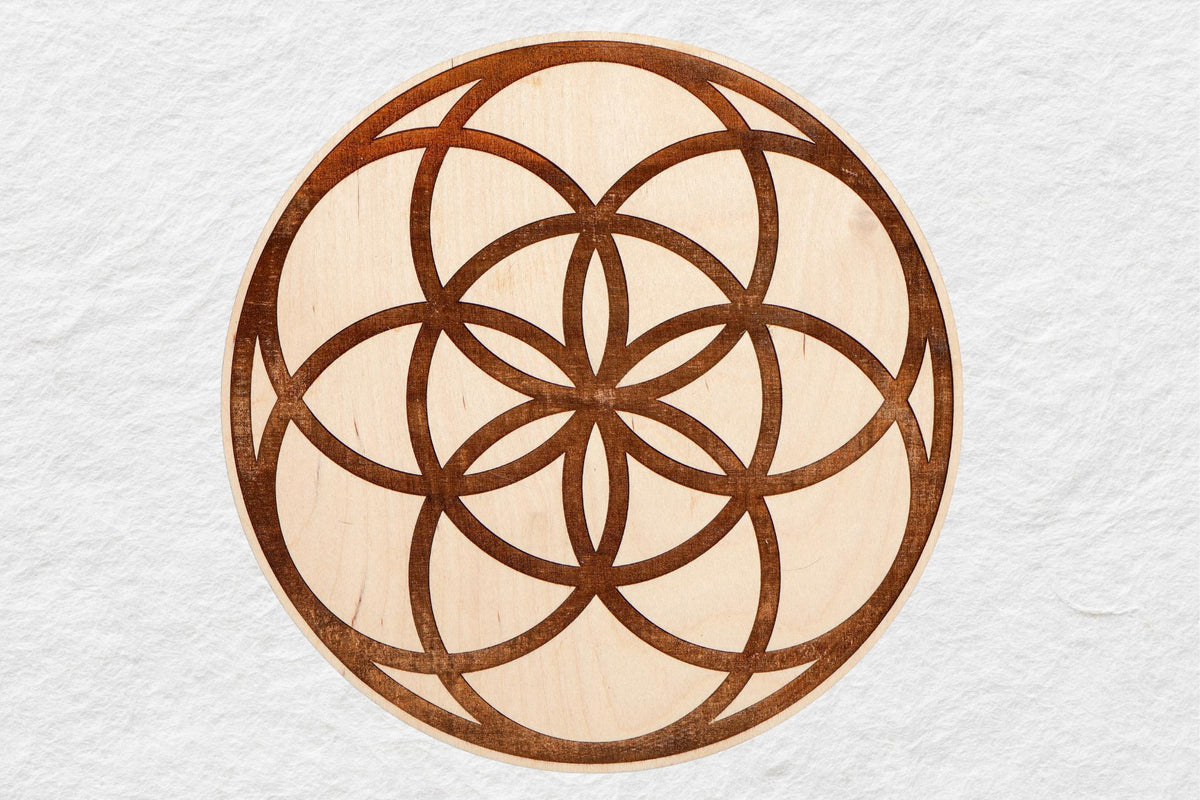 8&quot; Wood Seed of Life Grid