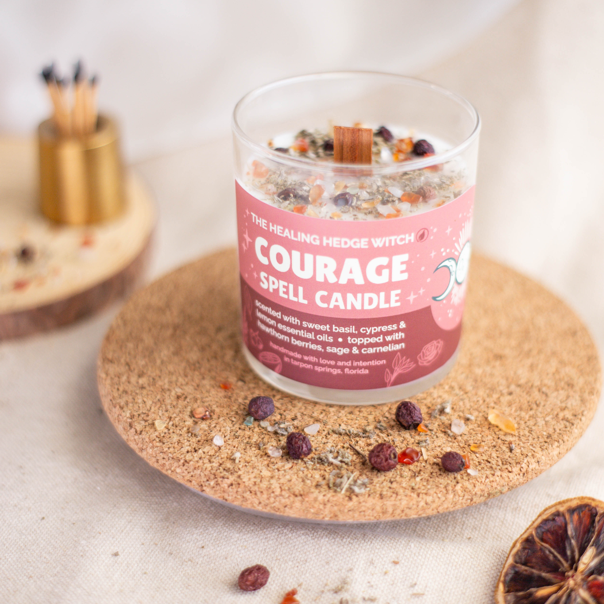 Courage Spell Candle