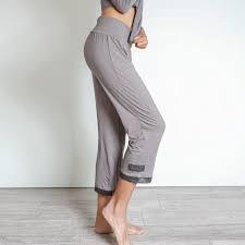 Bamboo Capri Pants - Earl Grey