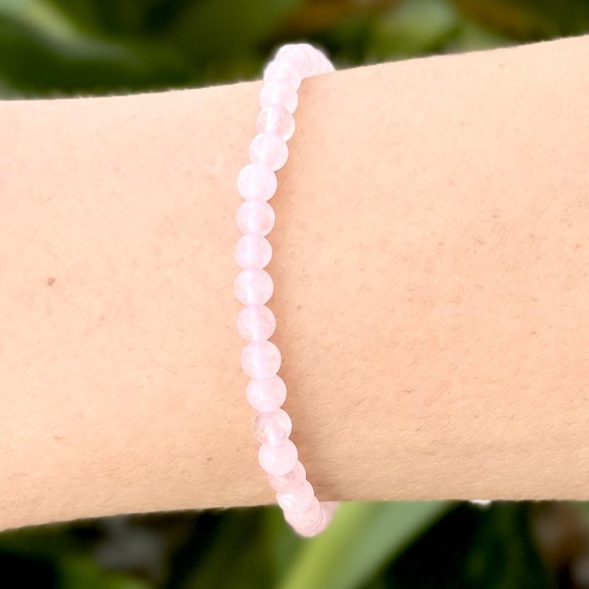 Rose Quartz Crystal Bracelet