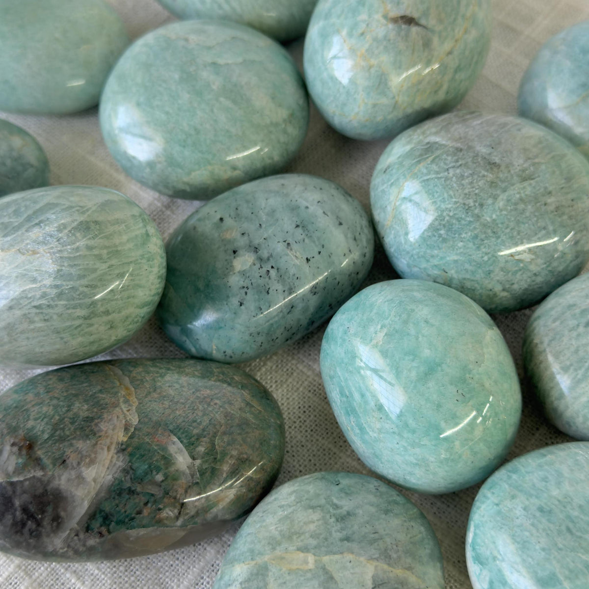 Amazonite Palm Stone