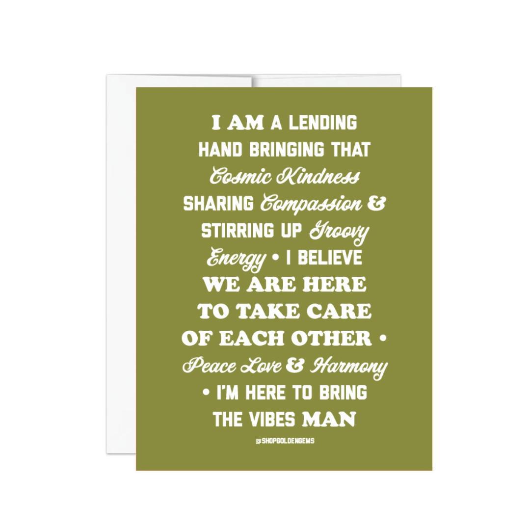 Mantra Notecard