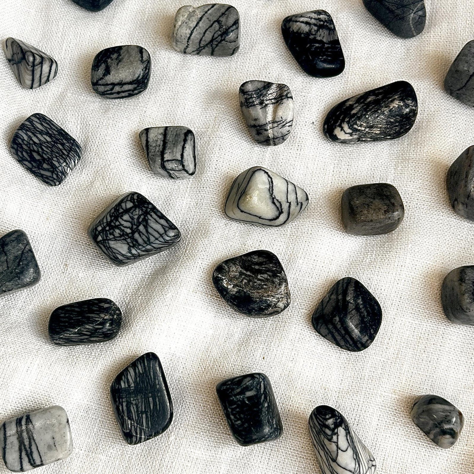 Spiderweb Jasper Tumble