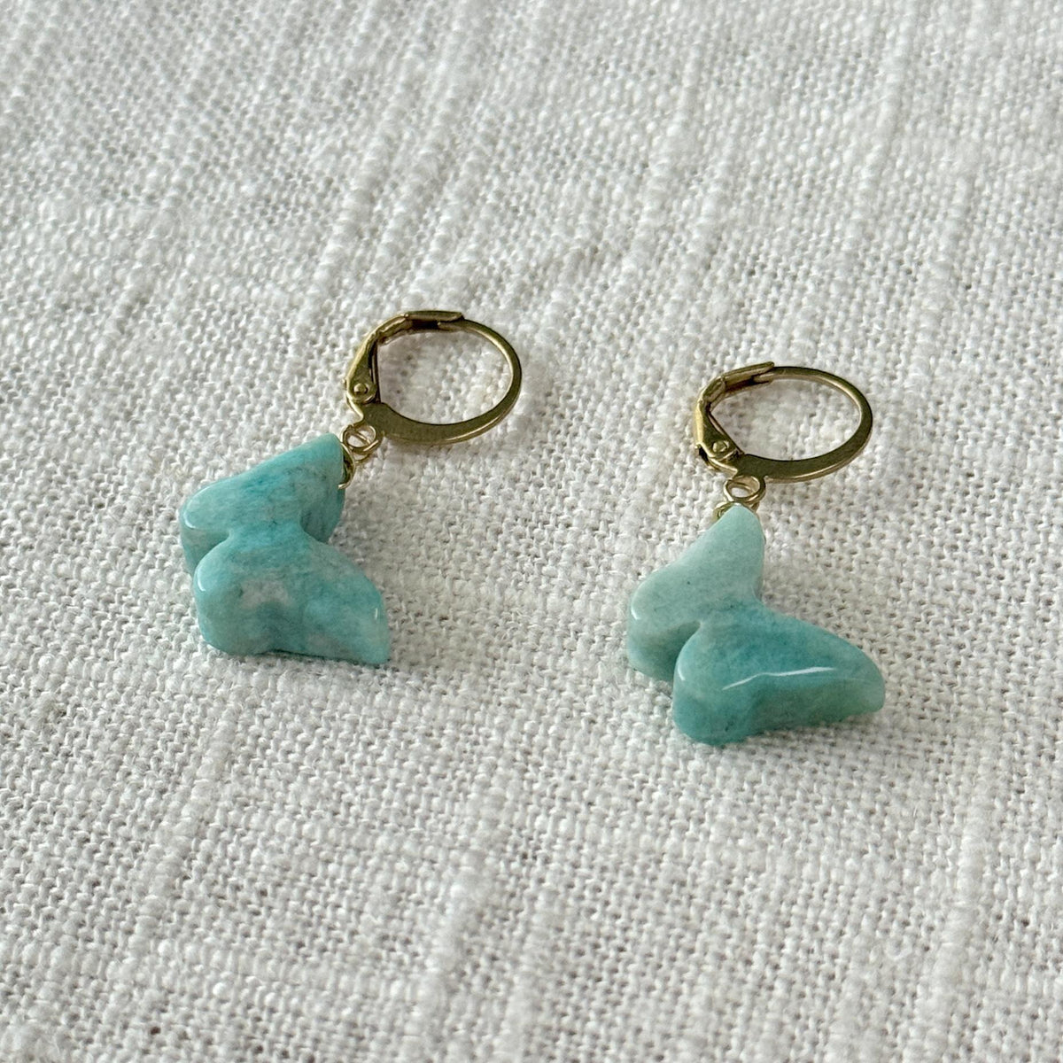 Amazonite Butterfly Earring