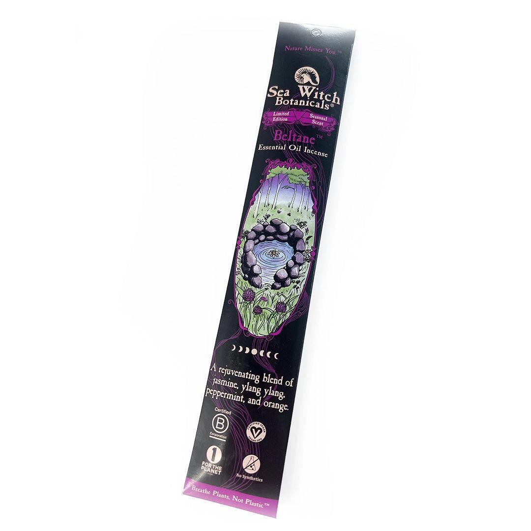 Beltane jasmine, ylang ylang, peppermint &amp; orange Essential Oil Incense Sticks all-natural, synthetic-free