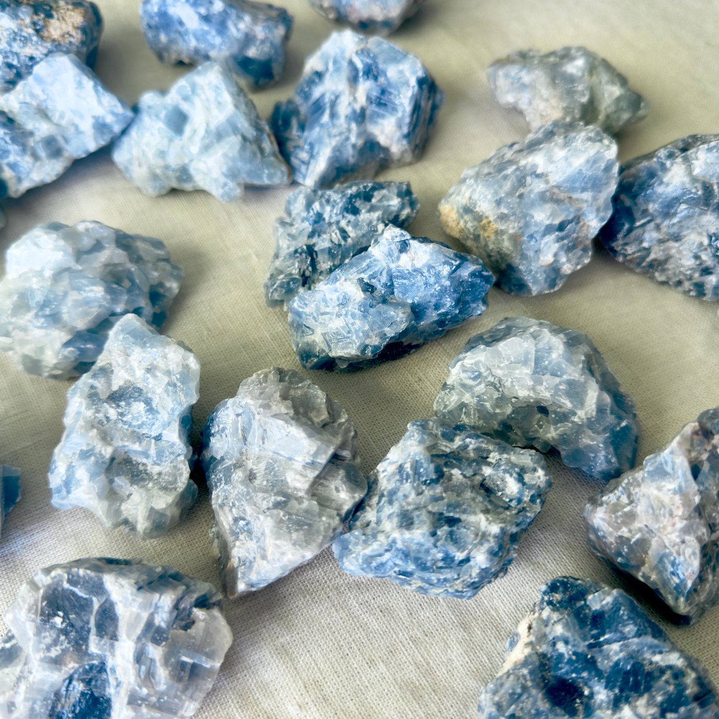 Blue Calcite Rough Chunk