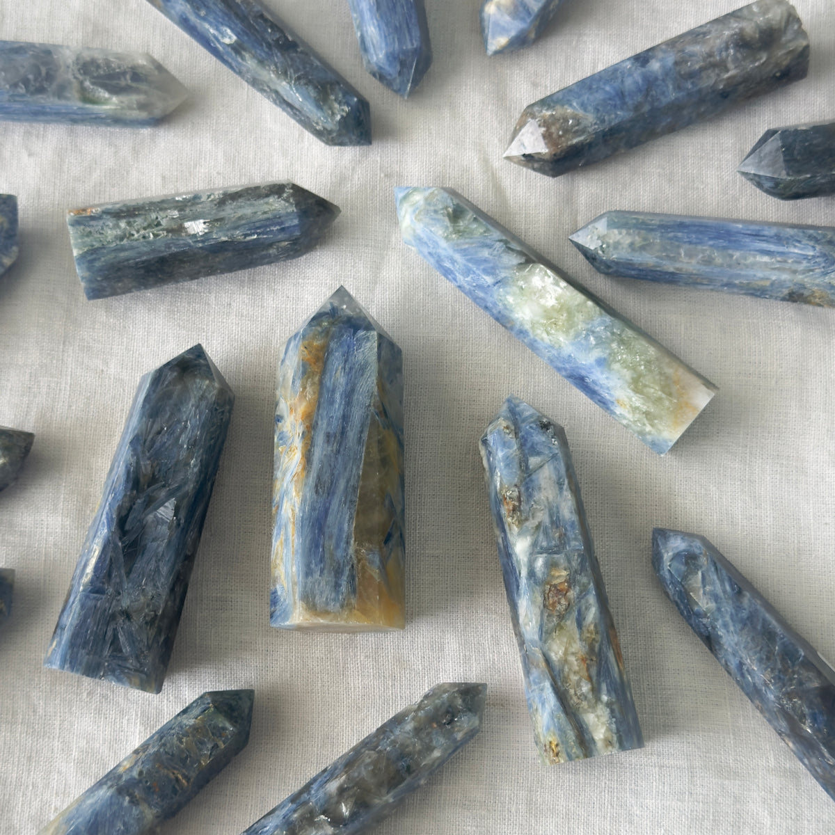 Blue Kyanite Tower Intuitively Chosen