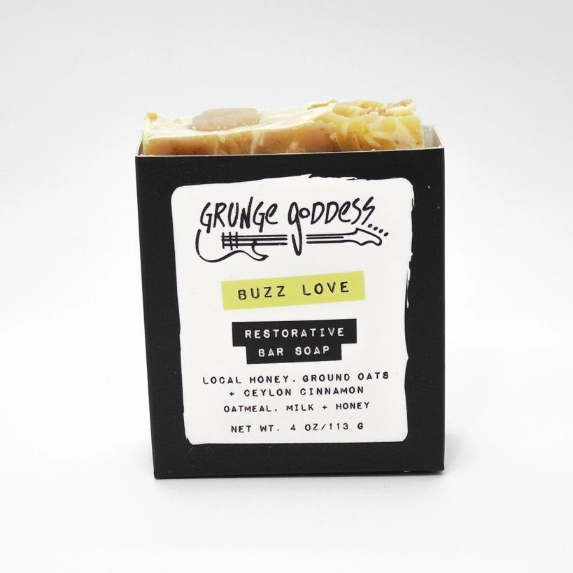 Buzz - Restorative Honey Oat Soap fragranced with oatmeal, milk, and honey – a warm, toasty, creamy aroma 