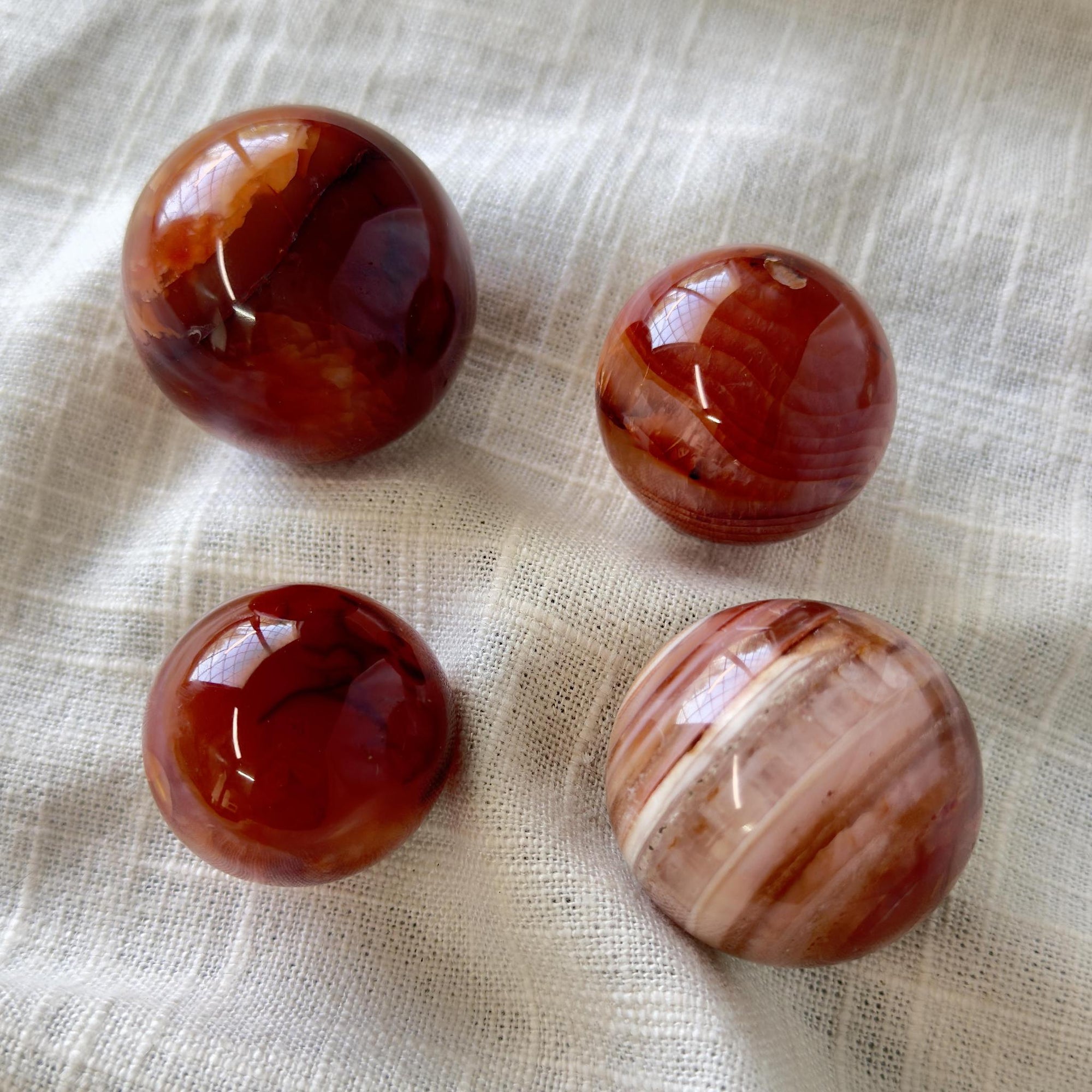 Carnelian Crystal Sphere