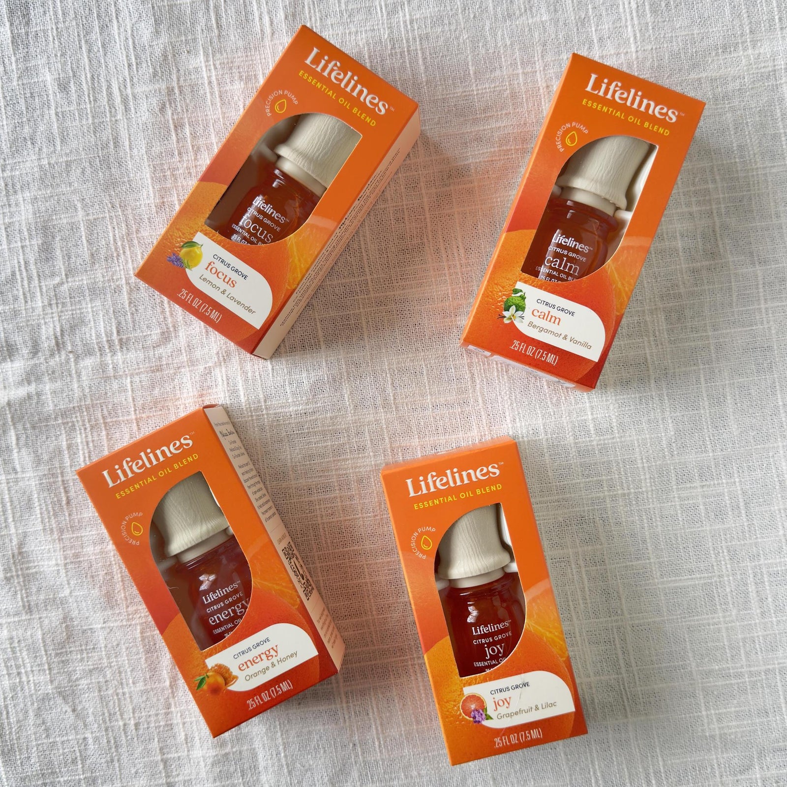 Citrus Grove 100 pure Essential Oil Blend aromatherapy sustainably sourced free from parabens, phthalates, dyes, and formaldehyde donors, 7.5 ml