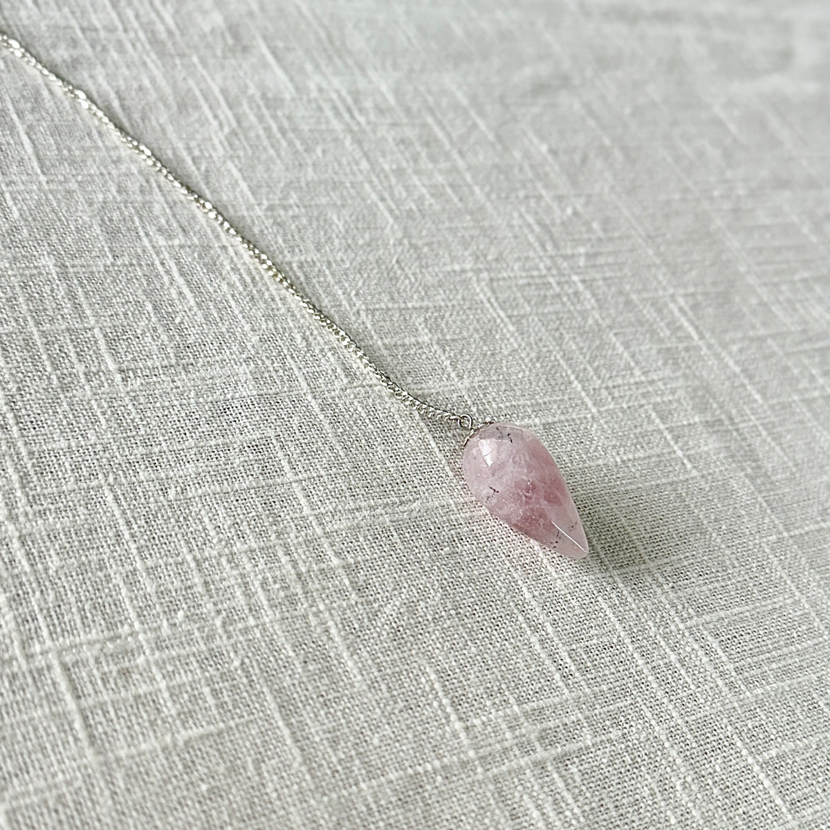 Classic Rose Quartz Pendulum