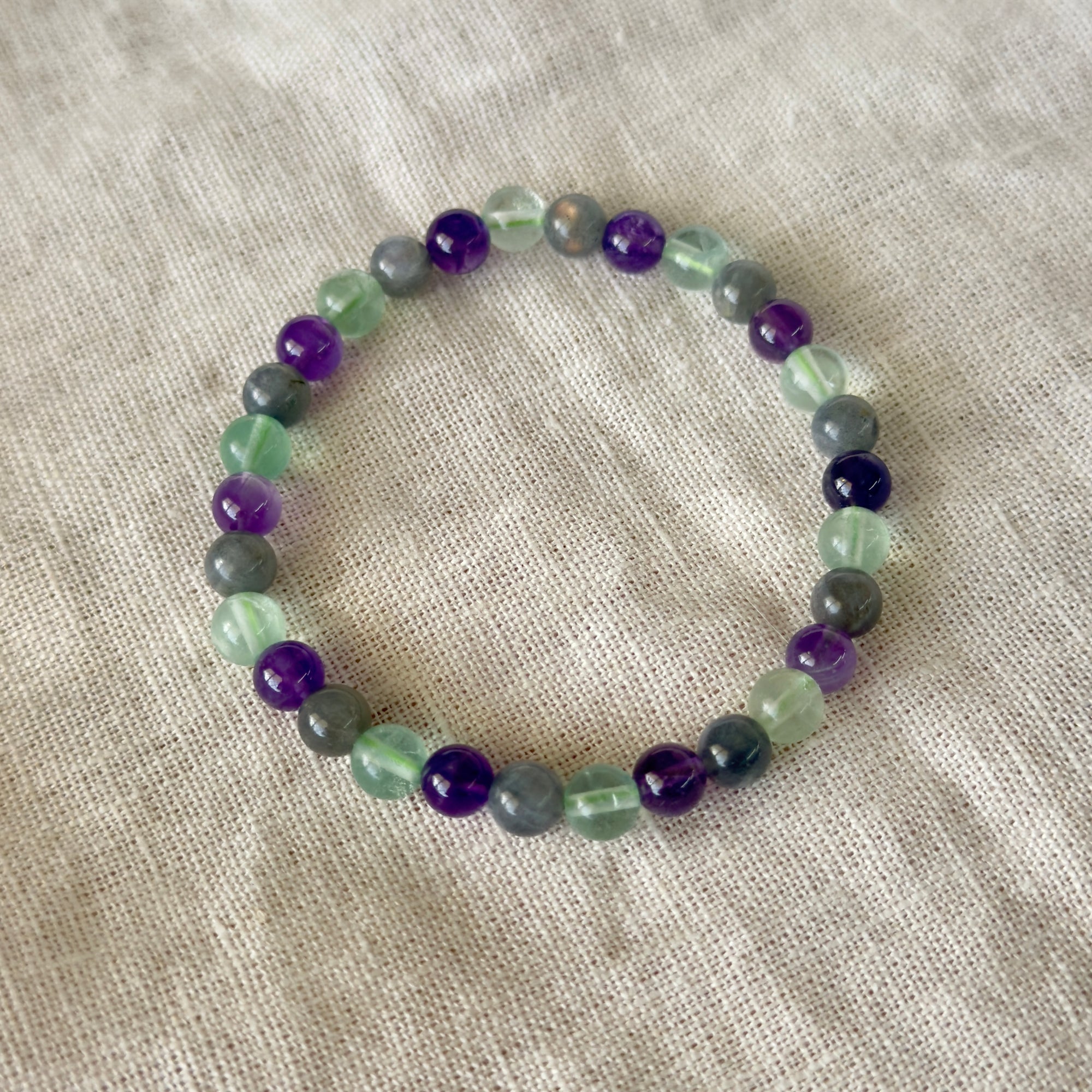 Crown Chakra Crystal Bracelet