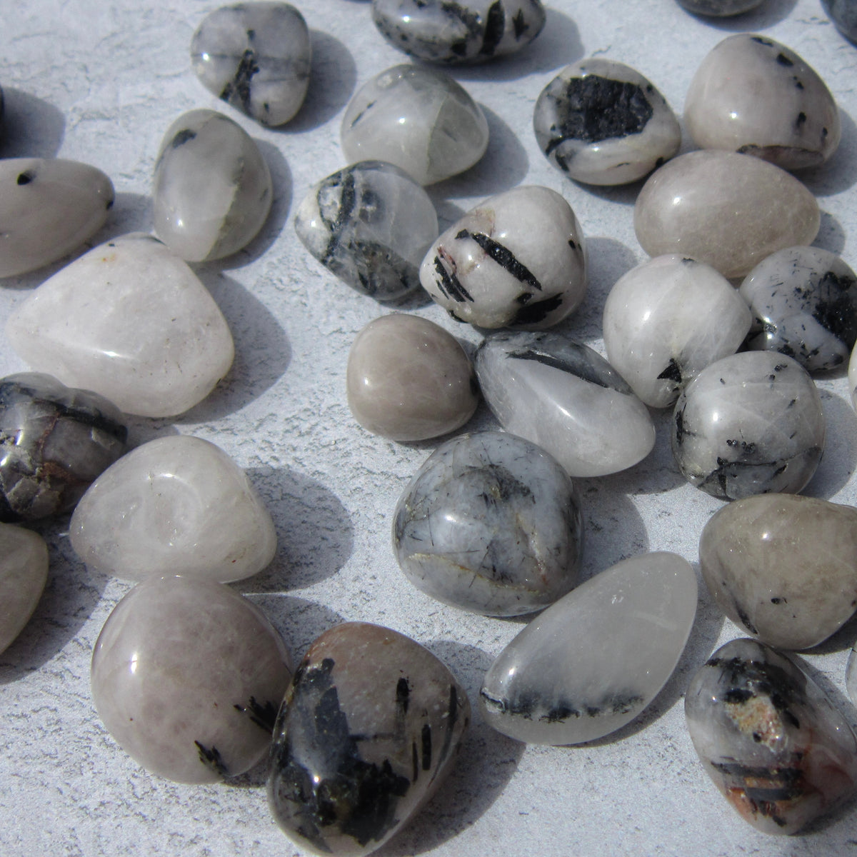 Tourmalinated Quartz Tumble