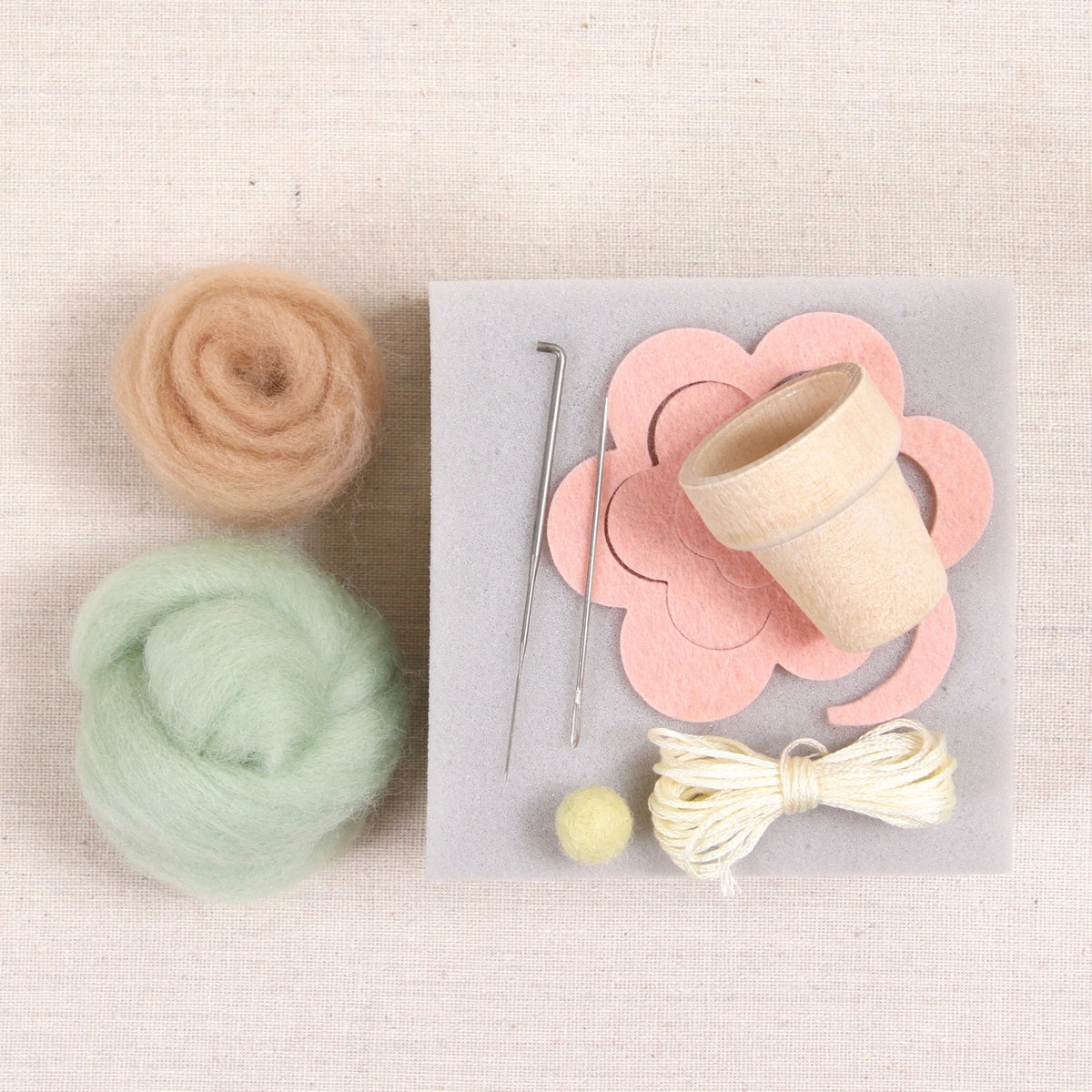 Desert Rose Needle Felt Kit