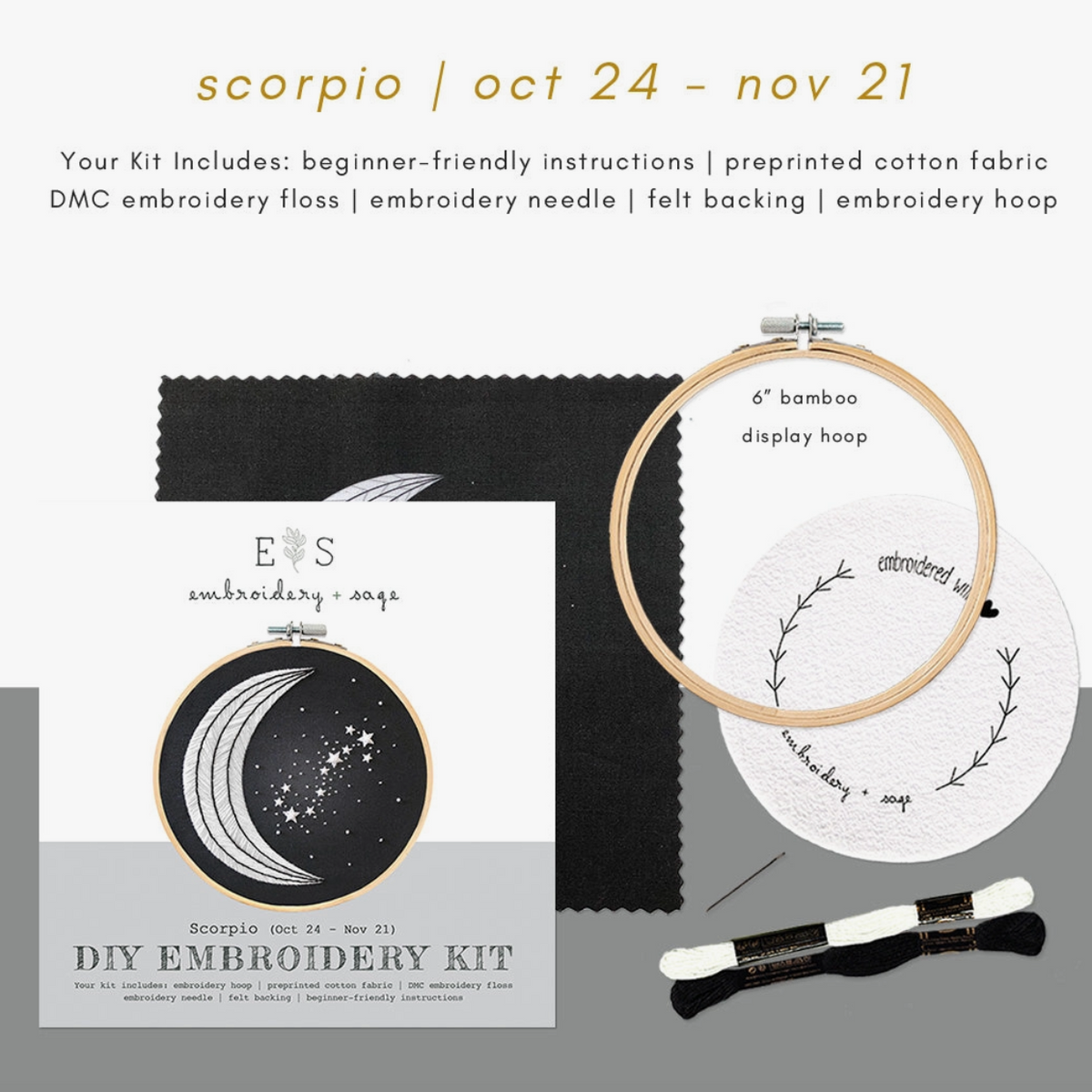 Embroidery Kit scorpio