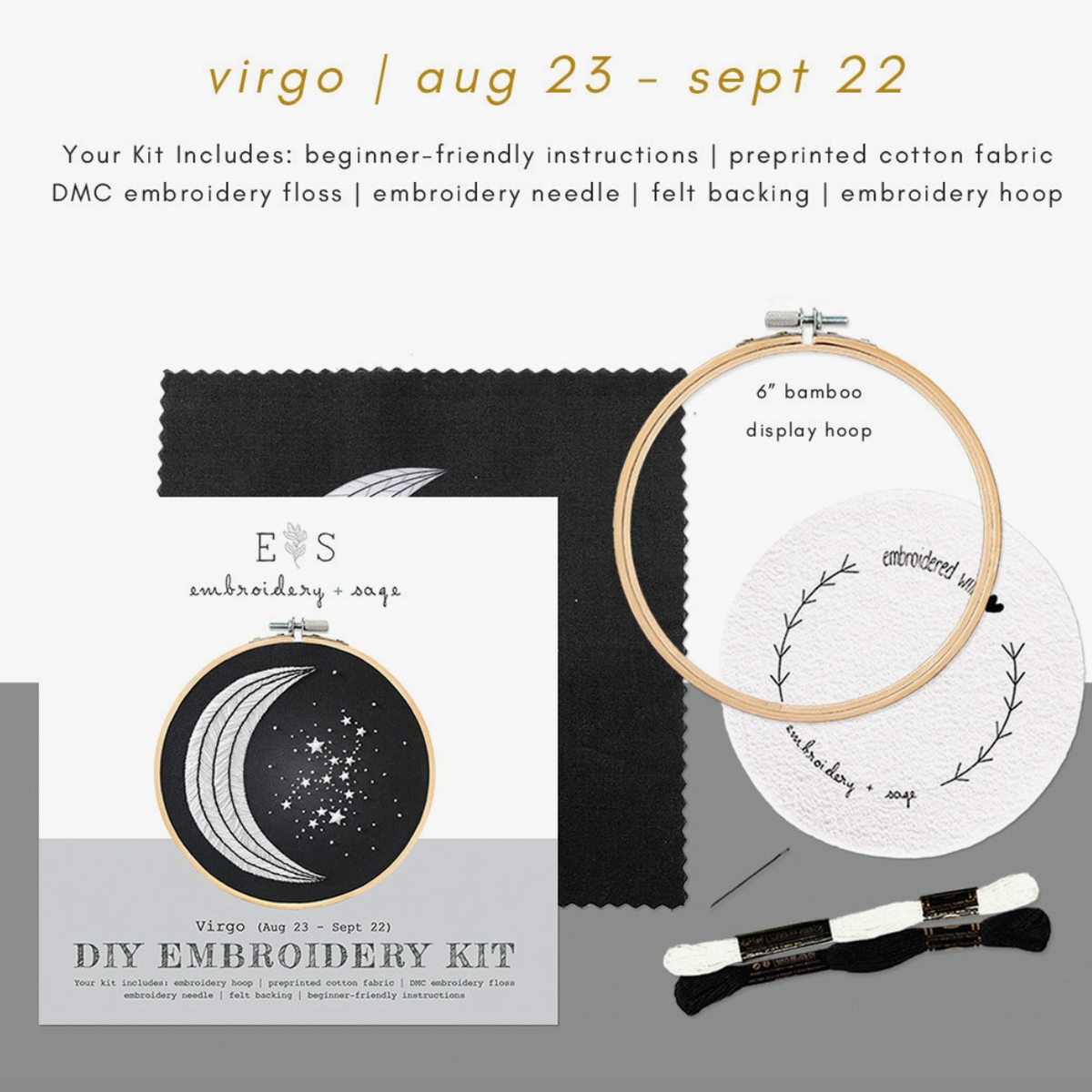 Embroidery Kit virgo