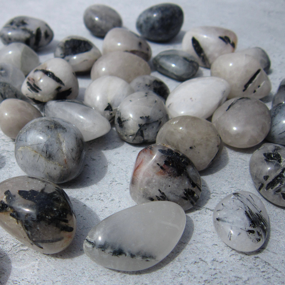 Tourmalinated Quartz Tumble