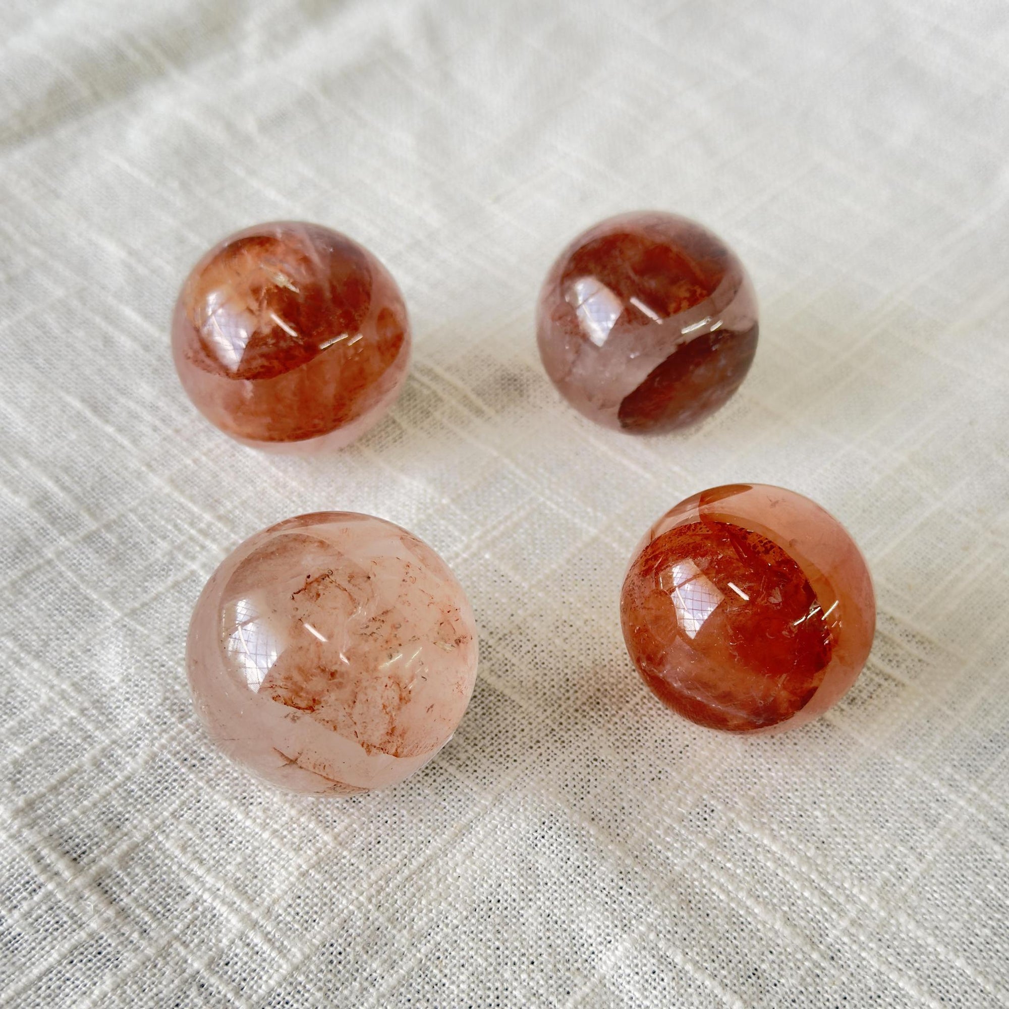 Fire Quartz Sphere