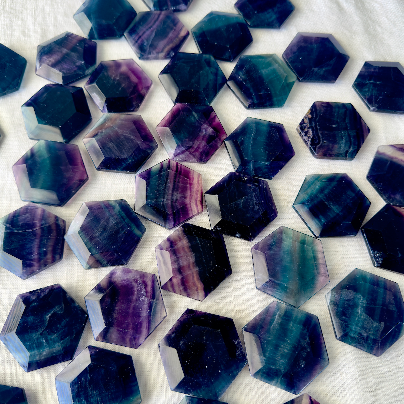 Fluorite Geometric Disc Intuitively Chosen