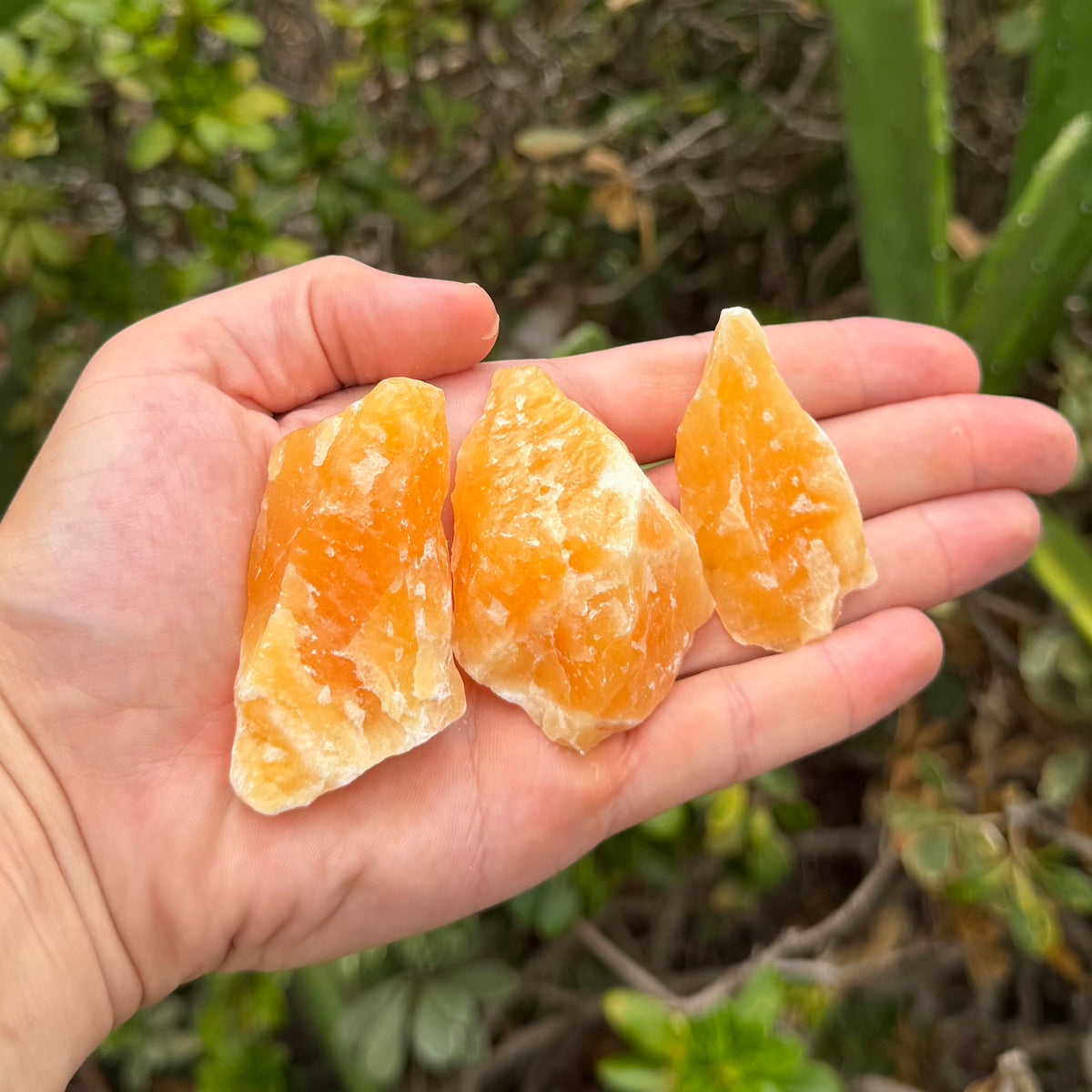 Orange Calcite Rough Chunk