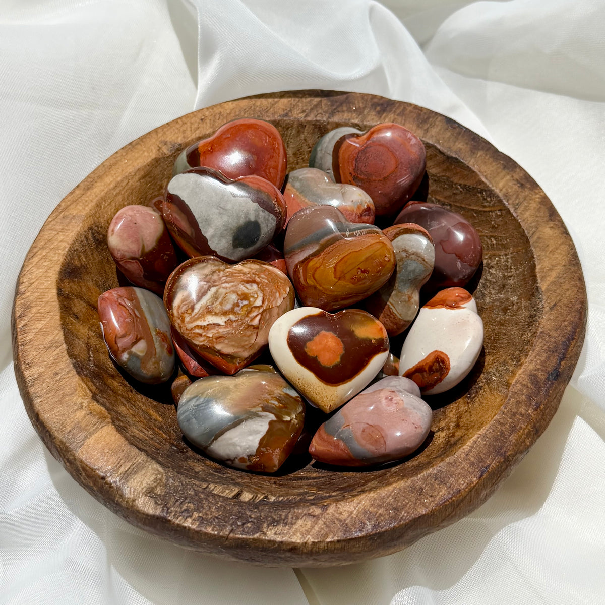 polychrome jasper Mini Heart