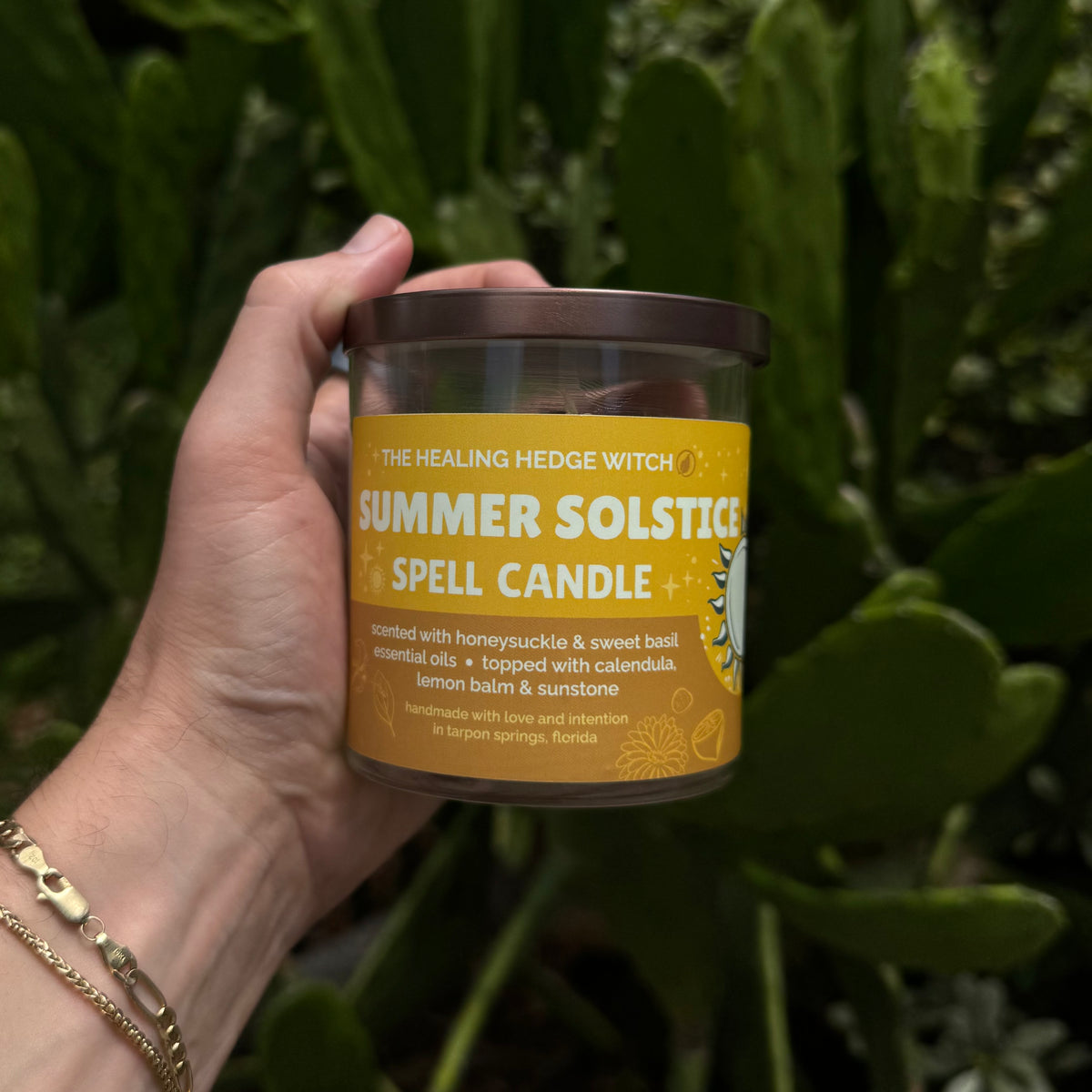 Summer Solstice Spell Candle