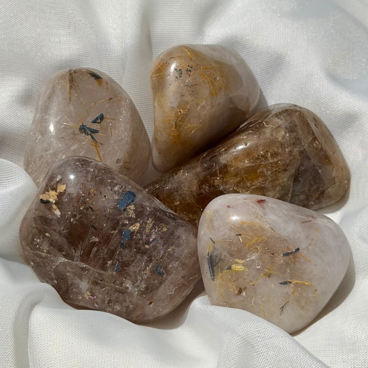 Rutilated Quartz Tumble Large