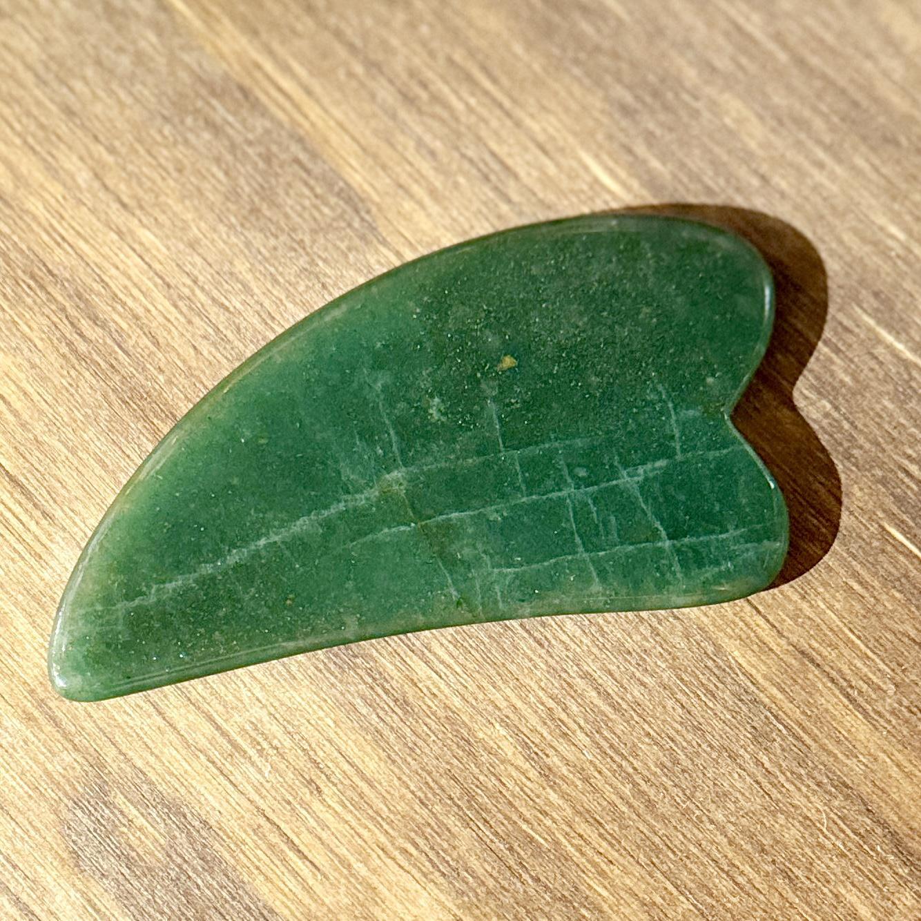 Green Aventurine Gua Sha Concave