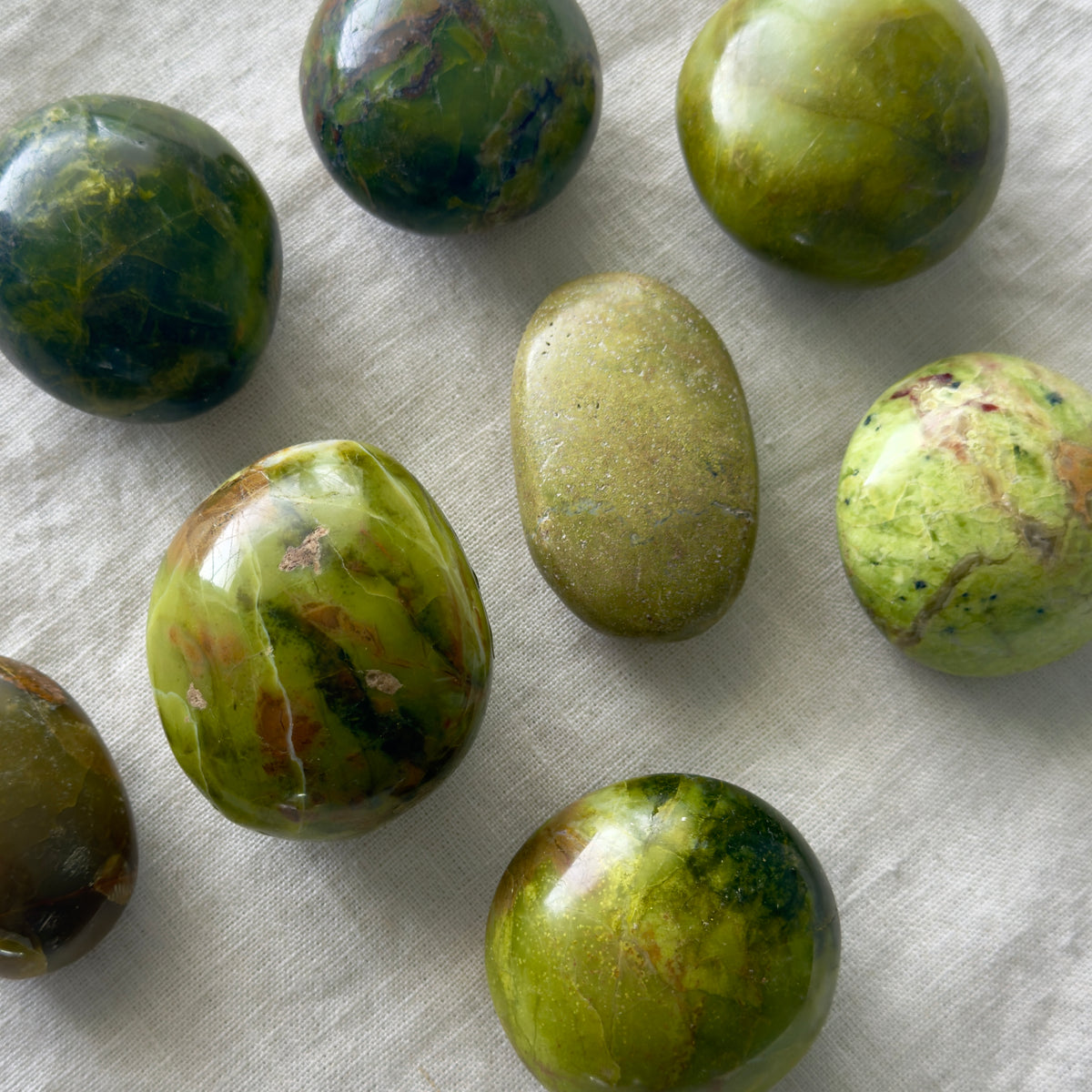 Green Opal Palm Stone