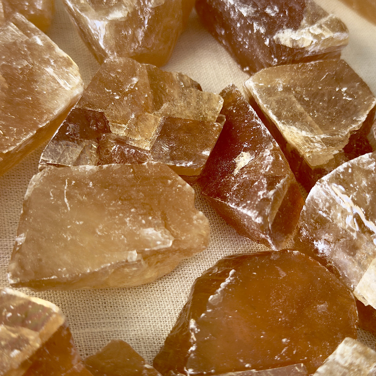 Honey Calcite Rough Chunk